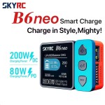 SKYRC B6neo Smart Balance Charger 200W PD 80W Input for RC Model Car Ship Boat Airplane Drones Accessories